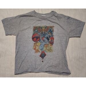 Vintage Thundercats Youth Grey Size‎ Small T-shirts Jerzees Short Sleeve 80's BB